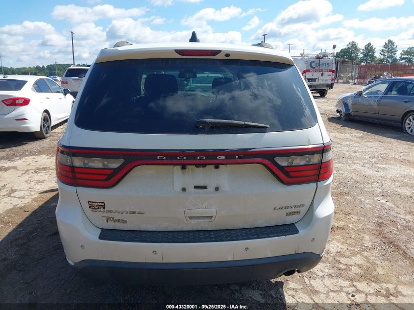 2015 Dodge Durango Limited VIN: 1C4RDHDG9FC765782 Lot: 43320001