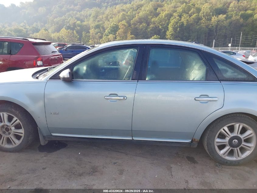 2008 Mercury Sable Premier VIN: 1MEHM42W98G620640 Lot: 43320024