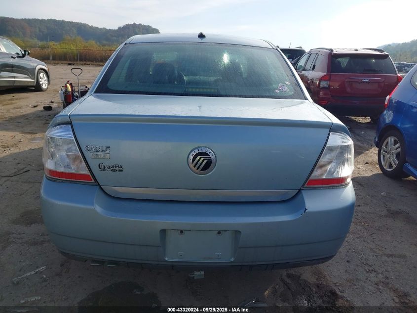 2008 Mercury Sable Premier VIN: 1MEHM42W98G620640 Lot: 43320024