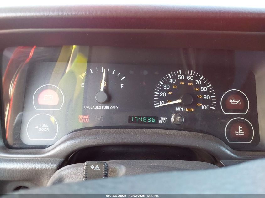 1997 Jeep Cherokee Se VIN: 1J4FJ28SXVL544501 Lot: 43320028