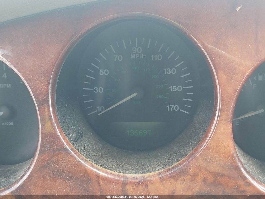 1999 Jaguar Xk8 VIN: SAJGX2045XC042022 Lot: 43320034