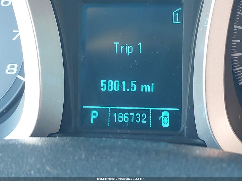 2011 Chevrolet Equinox 2Lt VIN: 2GNALPEC0B1186239 Lot: 43320039