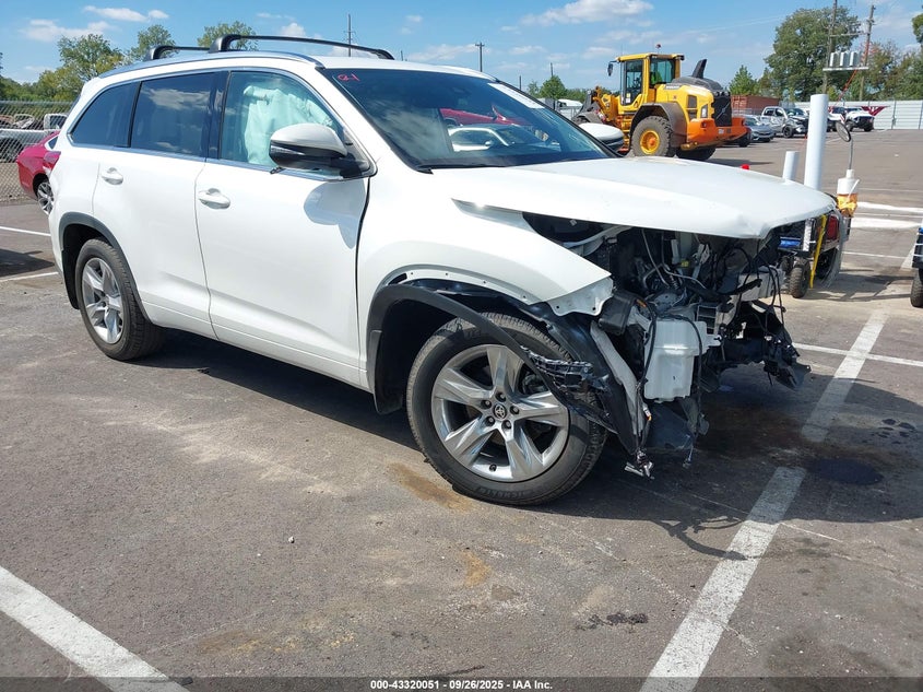 2019 TOYOTA HIGHLANDER LIMITED - 5TDDZRFH6KS744128