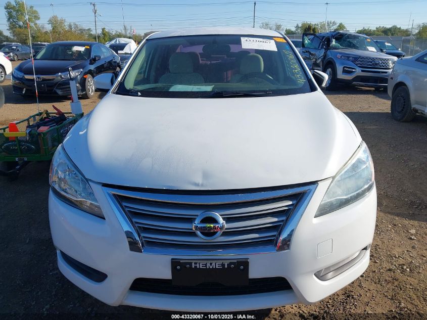 2015 Nissan Sentra S VIN: 3N1AB7AP2FY282422 Lot: 43320067
