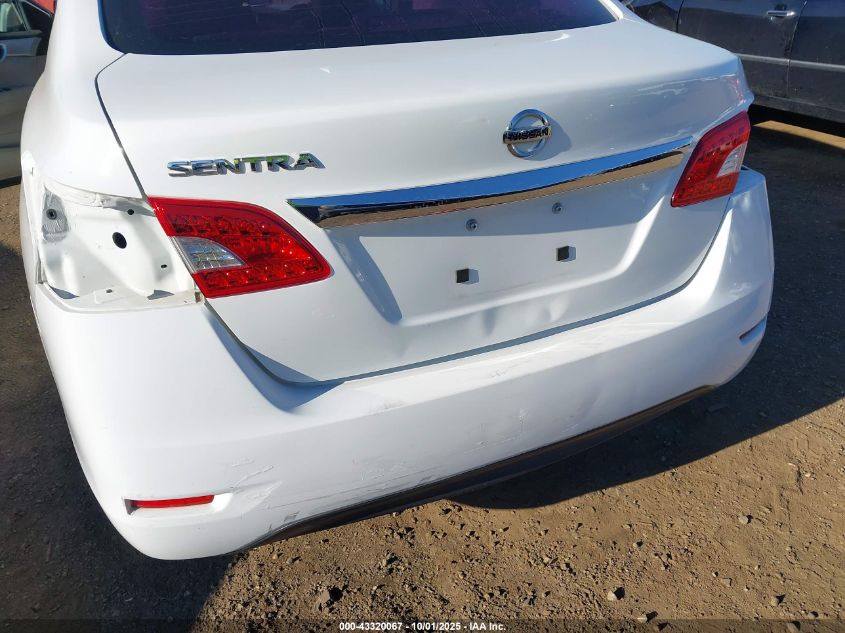 2015 Nissan Sentra S VIN: 3N1AB7AP2FY282422 Lot: 43320067