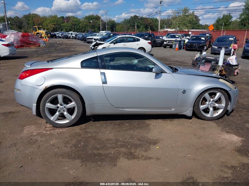 2006 Nissan 350Z VIN: JN1AZ34D96M308023 Lot: 43320128