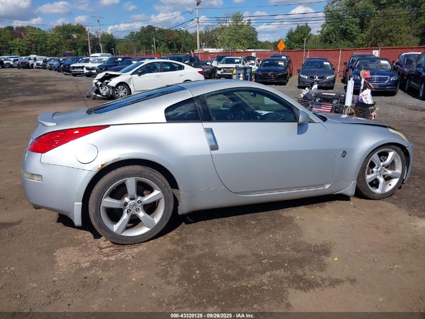 2006 Nissan 350Z VIN: JN1AZ34D96M308023 Lot: 43320128