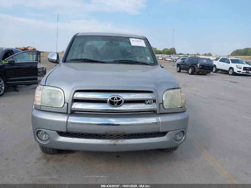 2006 Toyota Tundra Sr5 V8 VIN: 5TBDT441X6S526105 Lot: 43320157