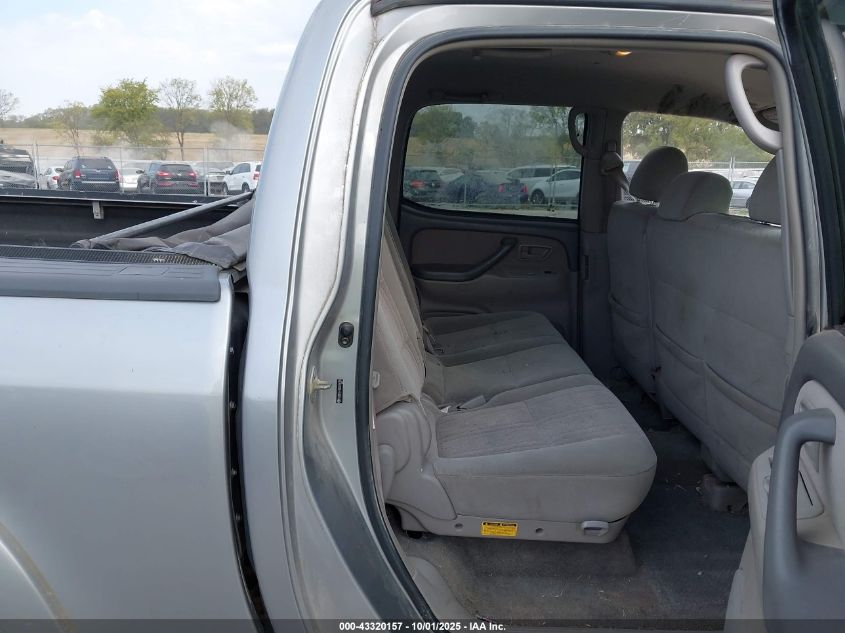 2006 Toyota Tundra Sr5 V8 VIN: 5TBDT441X6S526105 Lot: 43320157