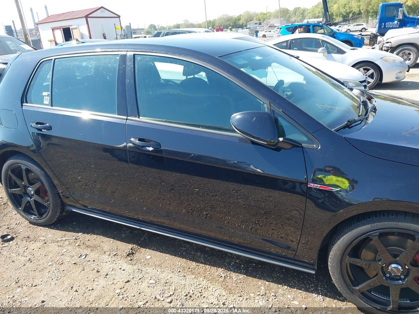 2017 VOLKSWAGEN GOLF GTI AUTOBAHN 4-DOOR/S 4-DOOR/SE 4-DOOR/SPORT 4-DOOR - 3VW4T7AU3HM050321
