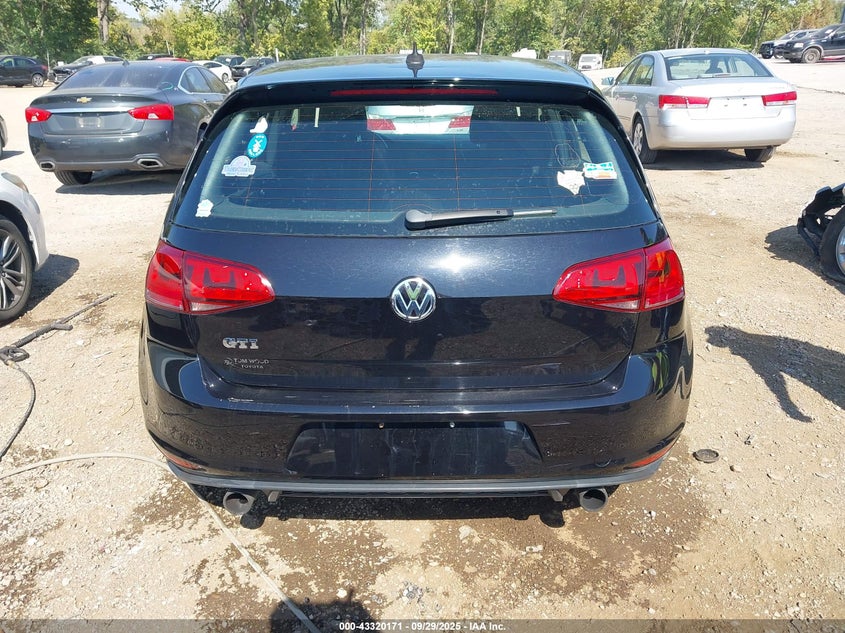 2017 VOLKSWAGEN GOLF GTI AUTOBAHN 4-DOOR/S 4-DOOR/SE 4-DOOR/SPORT 4-DOOR - 3VW4T7AU3HM050321