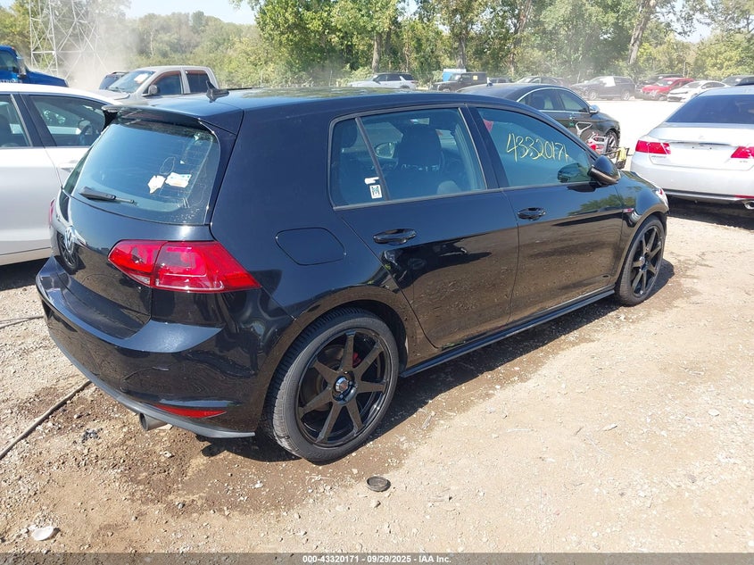 2017 VOLKSWAGEN GOLF GTI AUTOBAHN 4-DOOR/S 4-DOOR/SE 4-DOOR/SPORT 4-DOOR - 3VW4T7AU3HM050321