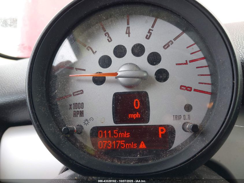 2012 Mini Cooper VIN: WMWSU3C55CT542278 Lot: 43320182