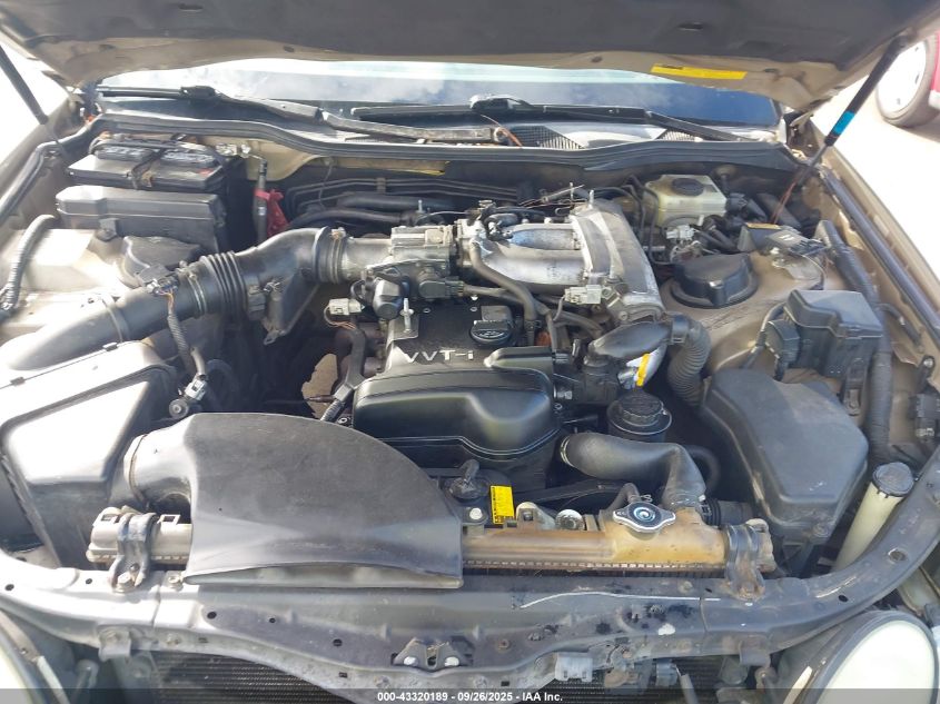 2002 Lexus Gs 300 VIN: JT8BD69S520161062 Lot: 43320189