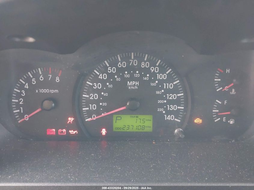 2005 Kia Spectra Ex/Lx/Sx VIN: KNAFE121755155921 Lot: 43320204