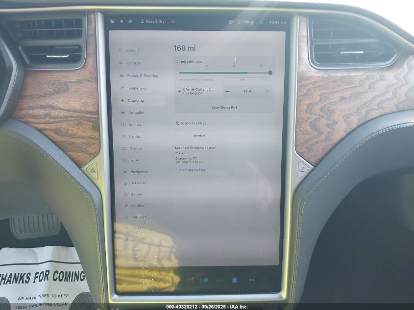 2019 Tesla Model S 100D/75D/Long Range/Standard Range VIN: 5YJSA1E23KF302229 Lot: 43320212