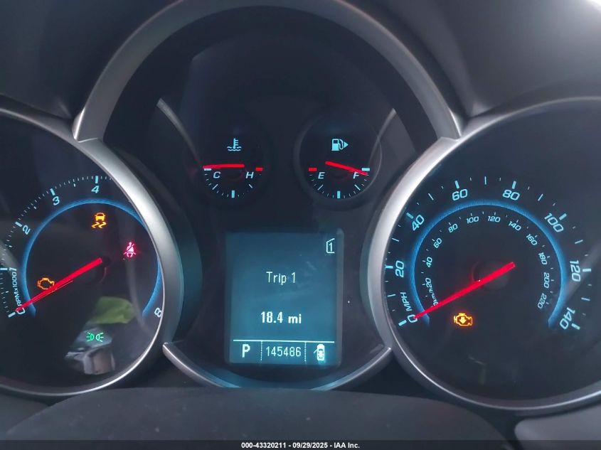 2011 Chevrolet Cruze 1Lt VIN: 1G1PF5S97B7293274 Lot: 43320211