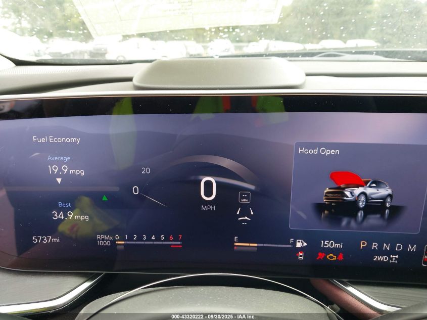 2025 Buick Envision Sport Touring Awd VIN: LRBFZLE40SD019364 Lot: 43320222