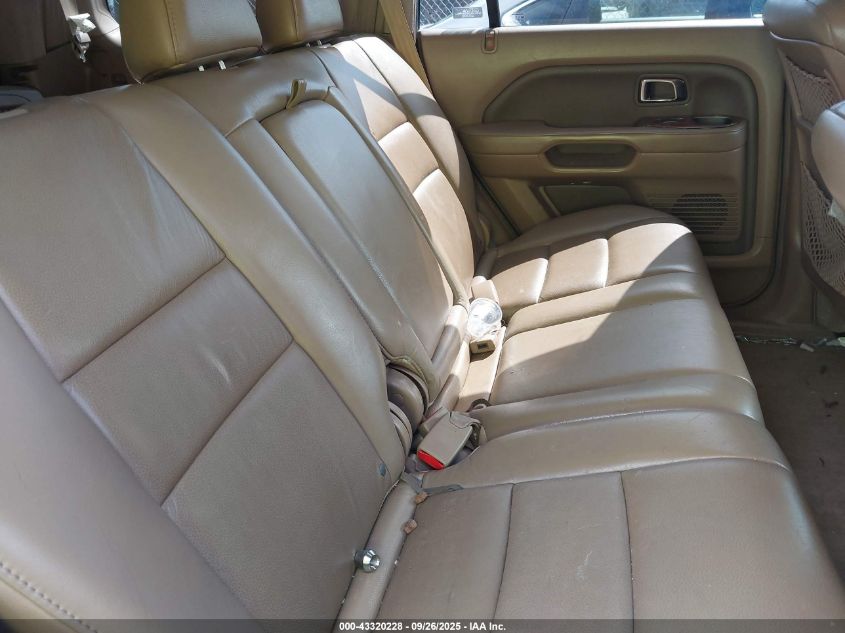 2006 Honda Pilot Ex-L VIN: 2HKYF18506H529029 Lot: 43320228