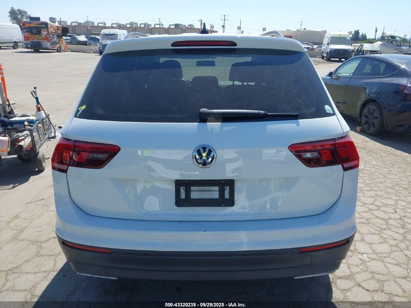 2020 Volkswagen Tiguan 2.0T S VIN: 3VV1B7AX7LM123543 Lot: 43320239