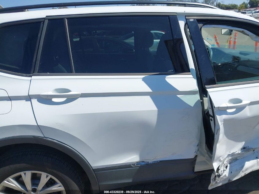 2020 Volkswagen Tiguan 2.0T S VIN: 3VV1B7AX7LM123543 Lot: 43320239