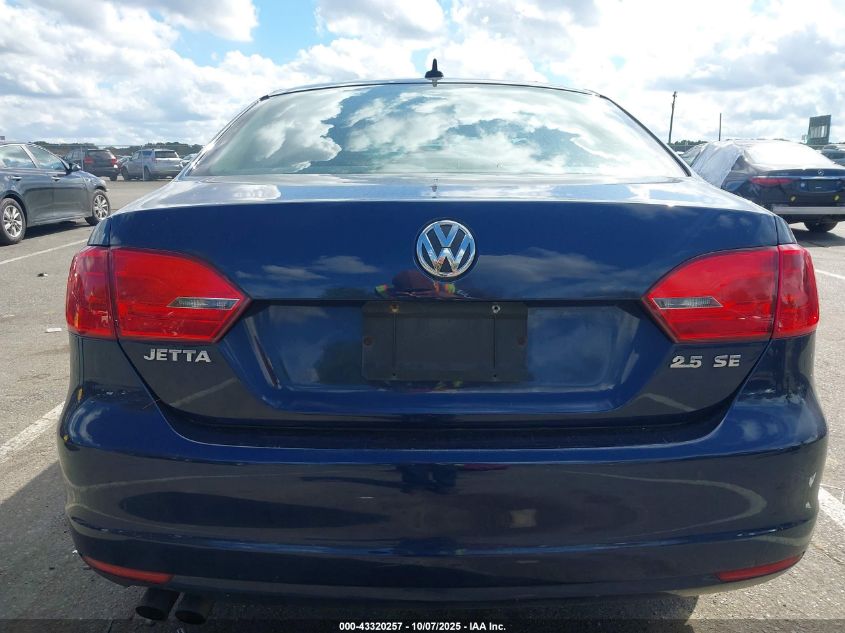 2013 Volkswagen Jetta 2.5L Se VIN: 3VWBP7AJ7DM449616 Lot: 43320257