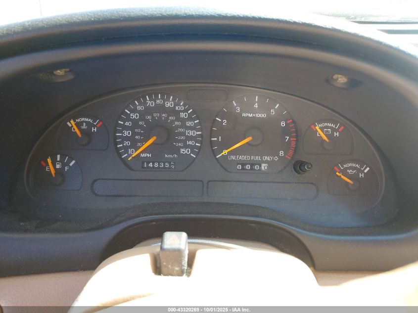 1998 Ford Mustang Gt VIN: 1FAFP45X8WF127481 Lot: 43320269