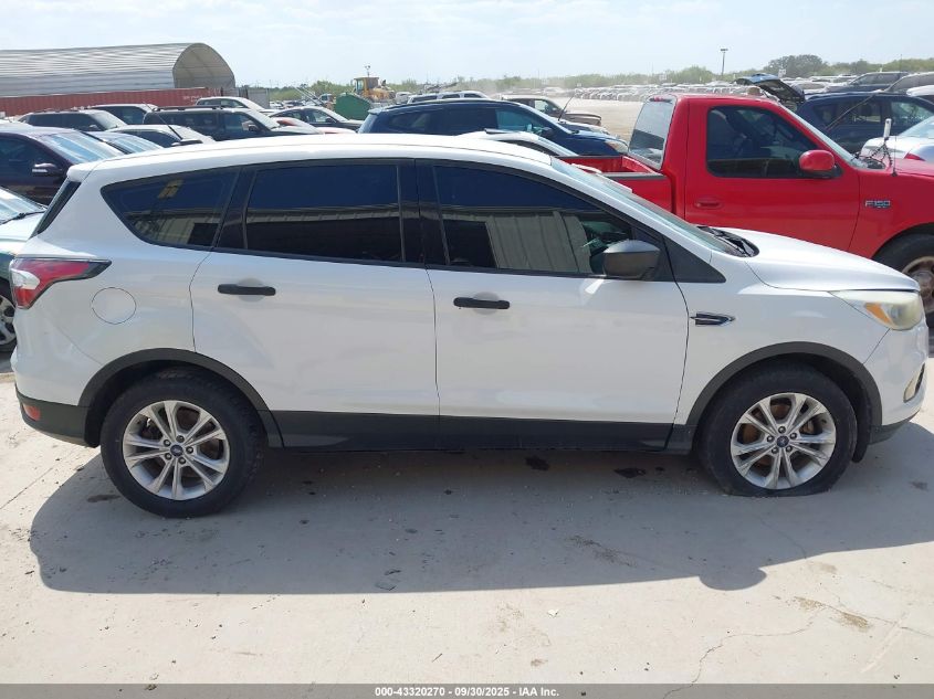 2017 Ford Escape S VIN: 1FMCU0F78HUA61134 Lot: 43320270