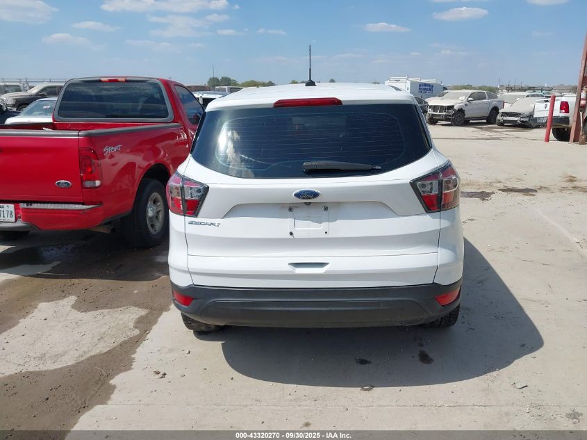 2017 Ford Escape S VIN: 1FMCU0F78HUA61134 Lot: 43320270