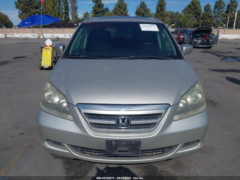 2006 Honda Odyssey Ex-L VIN: 5FNRL38726B072636 Lot: 43320273