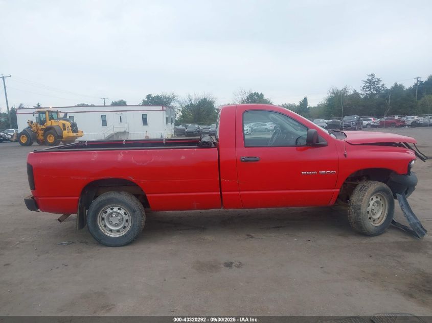 2004 Dodge Ram 1500 St VIN: 1D7HU16N74J186853 Lot: 43320292