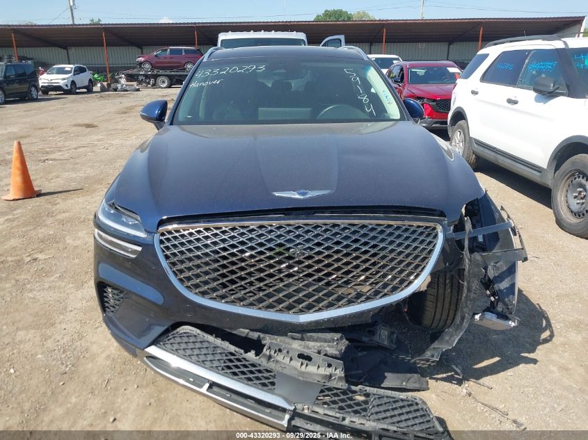 2022 Genesis Gv70 2.5T Awd VIN: KMUMADTBXNU059184 Lot: 43320293