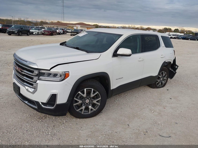 Vin: 1gkknkla8mz169960, lot: 43815017, gmc acadia fwd sle 20212