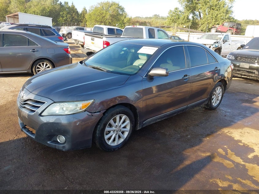 2011 Toyota Camry Xle grey sedan gasoline 4T4BF3EK8BR205145 photo #3