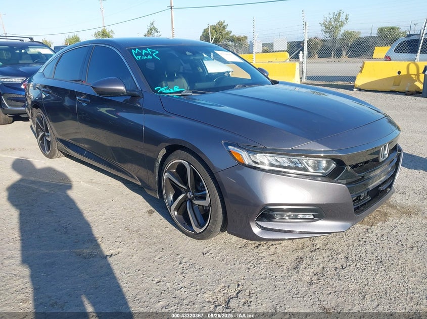 1HGCV1F30KA022276 2019 Honda Accord Sport auction photo 1