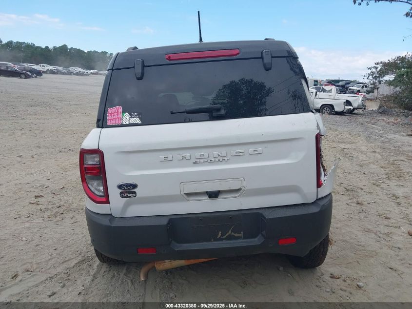 2023 Ford Bronco Sport Badlands VIN: 3FMCR9D9XPRE06194 Lot: 43320380