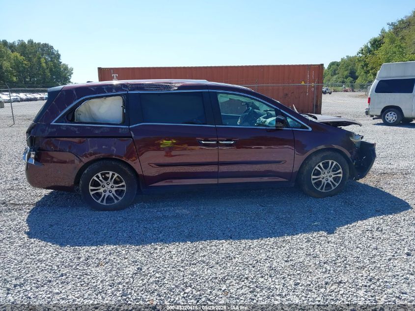 2011 Honda Odyssey Ex-L VIN: 5FNRL5H61BB027703 Lot: 43320416