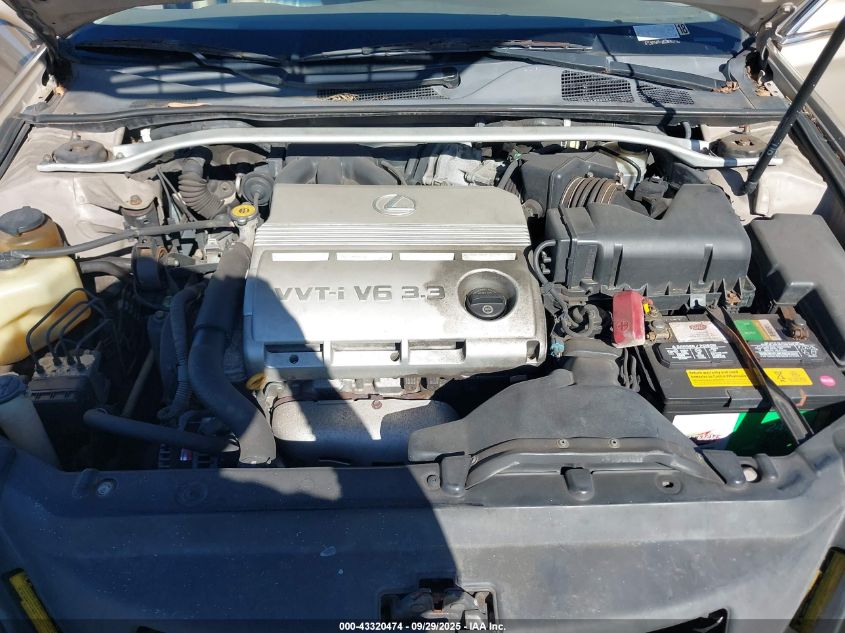 2004 Lexus Es 330 VIN: JTHBA30G345043646 Lot: 43320474