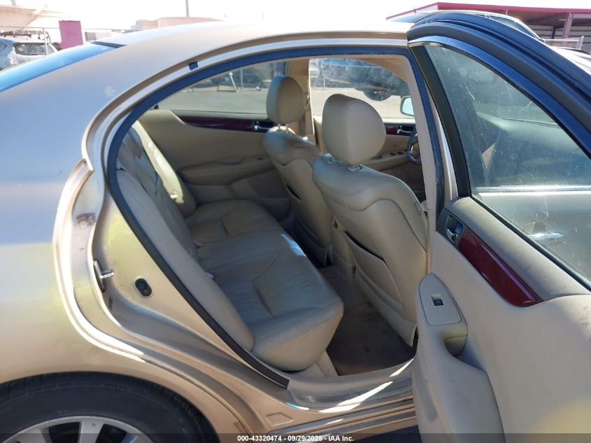 2004 Lexus Es 330 VIN: JTHBA30G345043646 Lot: 43320474