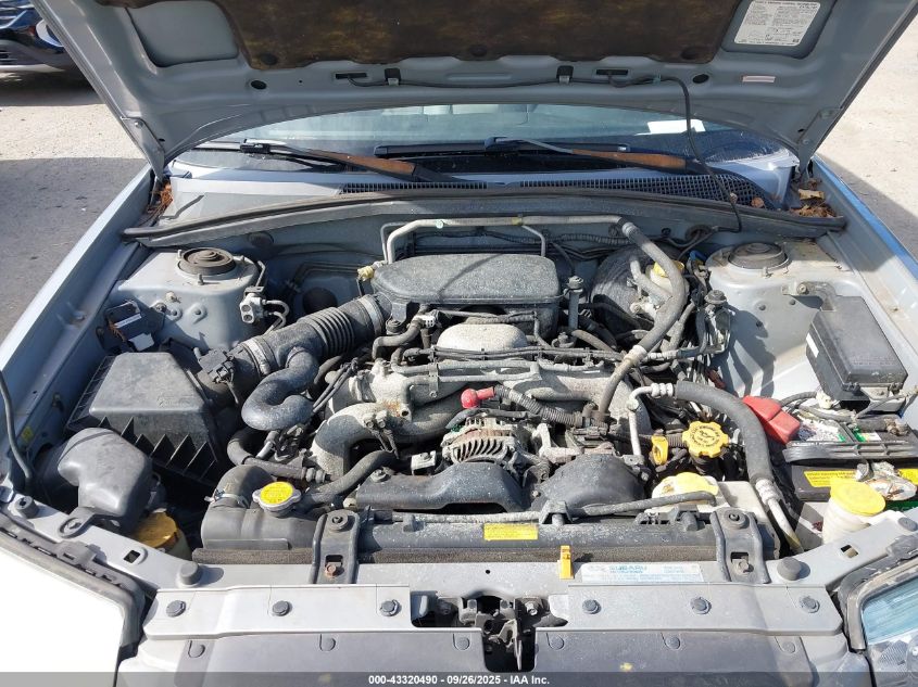 2006 Subaru Forester 2.5X VIN: JF1SG63626H719810 Lot: 43320490