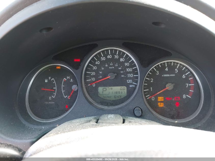 2006 Subaru Forester 2.5X VIN: JF1SG63626H719810 Lot: 43320490