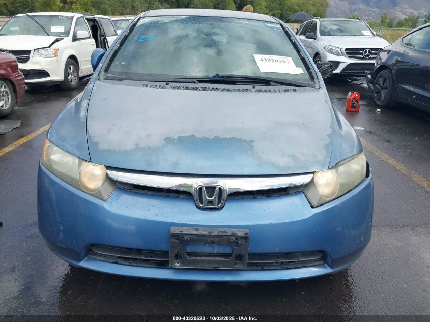 2007 Honda Civic Lx VIN: JHMFA16527S009487 Lot: 43320523