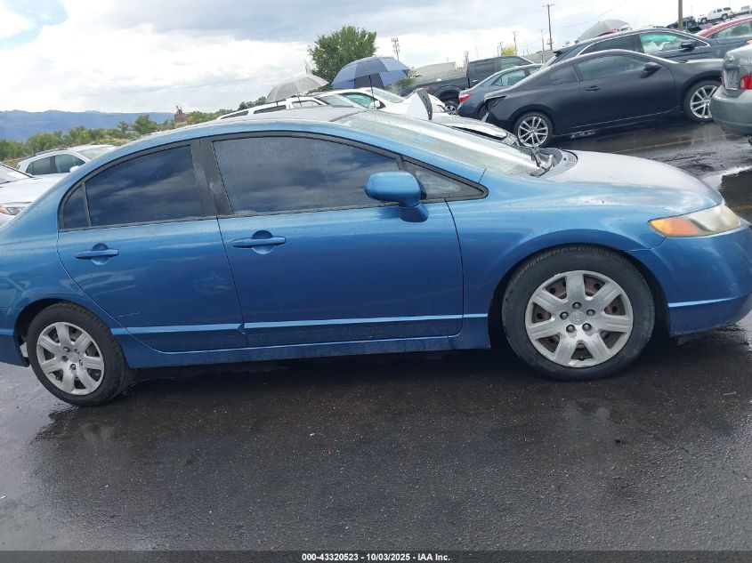 2007 Honda Civic Lx VIN: JHMFA16527S009487 Lot: 43320523