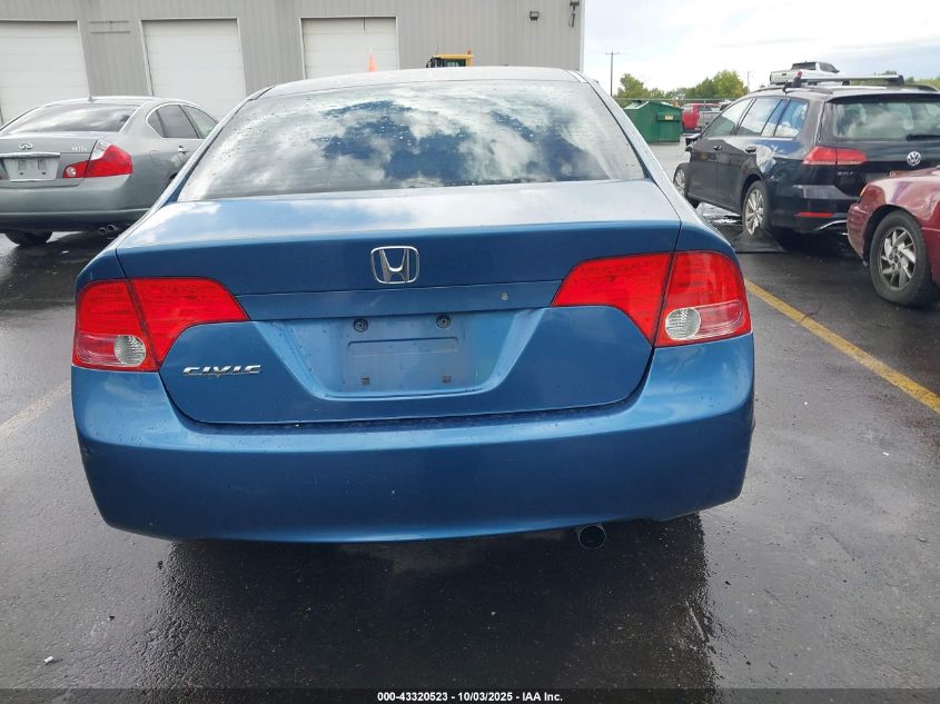2007 Honda Civic Lx VIN: JHMFA16527S009487 Lot: 43320523