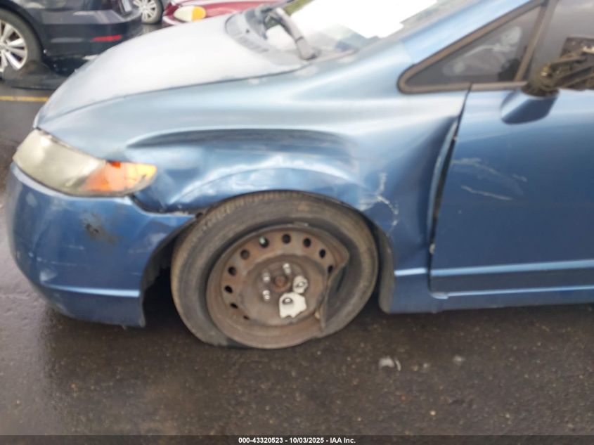 2007 Honda Civic Lx VIN: JHMFA16527S009487 Lot: 43320523