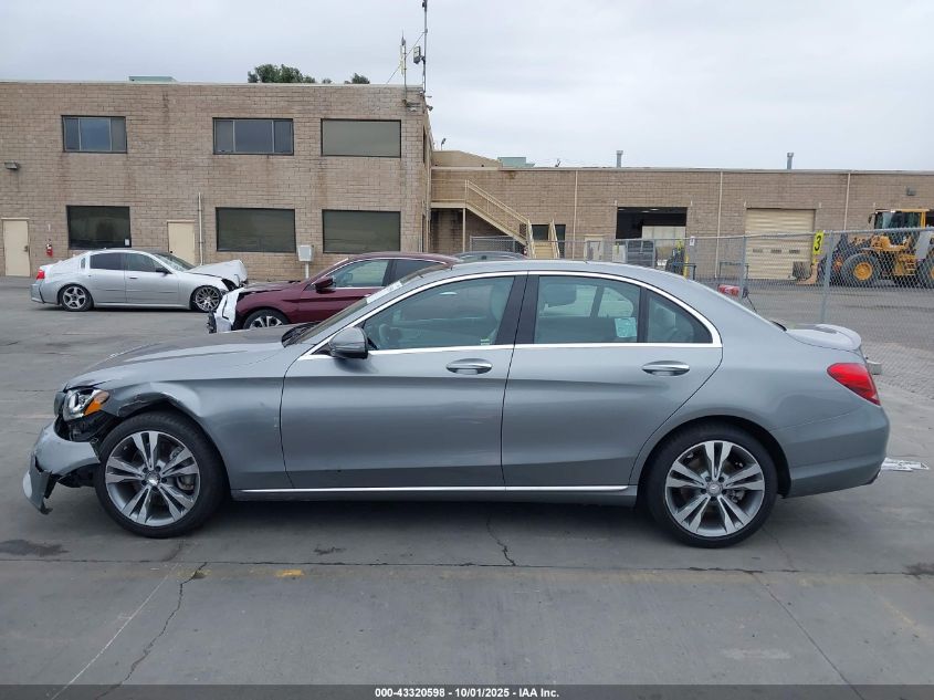 2016 Mercedes-Benz C 300 4Matic VIN: 55SWF4KB4GU109599 Lot: 43320598