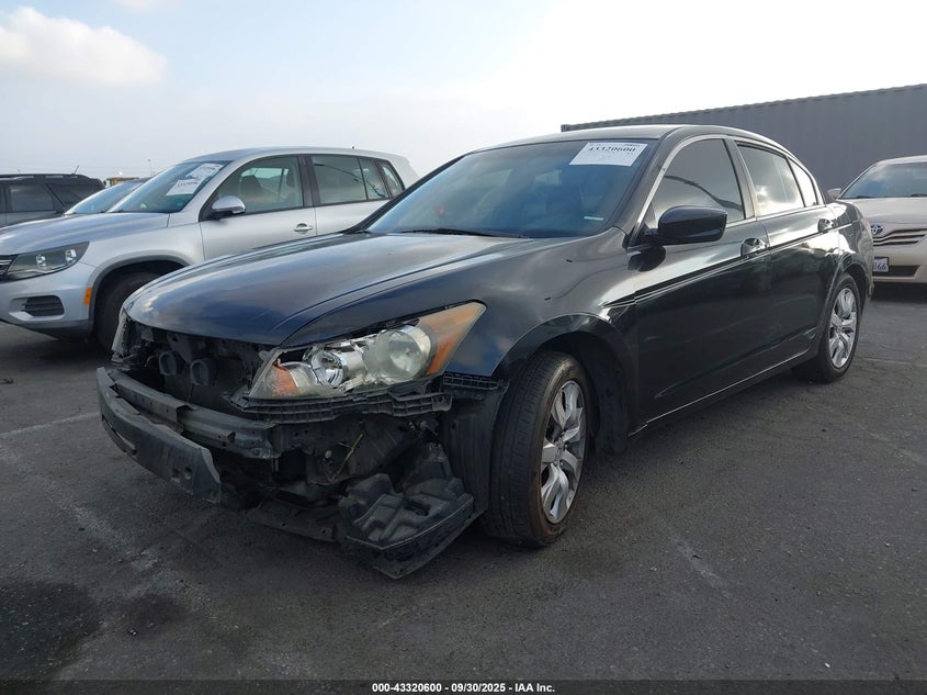2010 Honda Accord 2.4 Ex-L black sedan gasoline 1HGCP2F84AA011694 photo #3