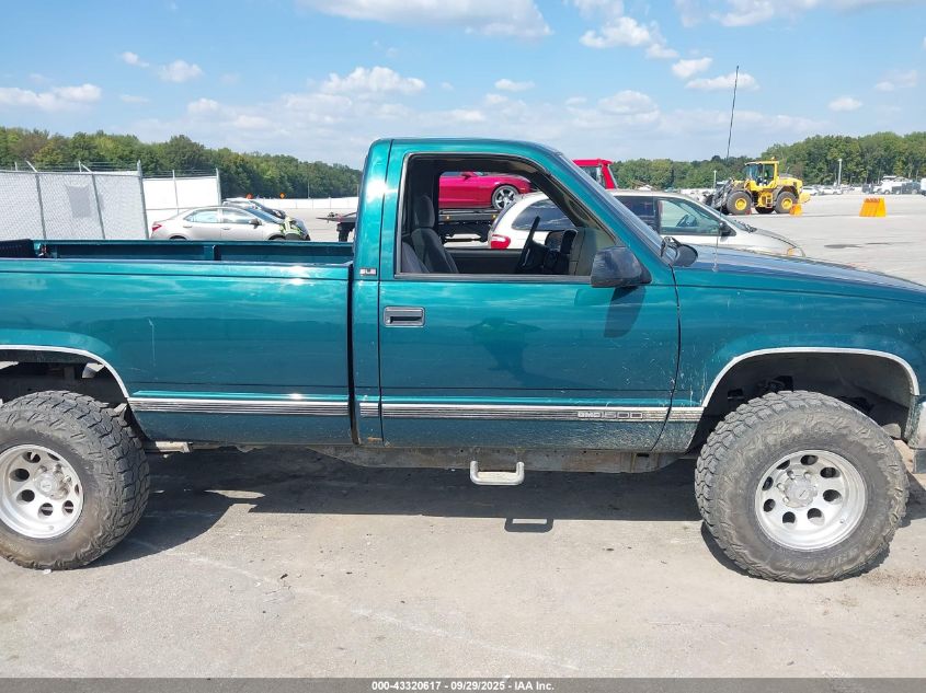 1996 GMC Sierra K1500 VIN: 1GTEK14R0TZ531567 Lot: 43320617