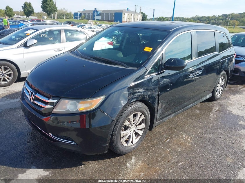 2014 HONDA ODYSSEY EX-L 5FNRL5H64EB137312