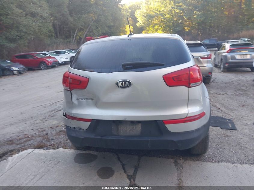 2015 Kia Sportage Lx VIN: KNDPBCAC9F7701431 Lot: 43320689